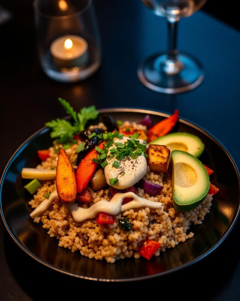 Täglich wechselndes veganes Mittagsmenü mit ayurvedischem Touch